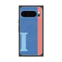 Premium Square Case with Pixelsnap［ Original - initial color line - I blue ］