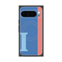 Premium Square Case with Pixelsnap［ Original - initial color line - I blue ］
