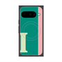 Premium Square Case with Pixelsnap［ Original - initial color line - I green ］