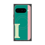 Premium Square Case with Pixelsnap［ Original - initial color line - I green ］