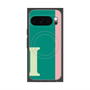 Premium Square Case with Pixelsnap［ Original - initial color line - I green ］