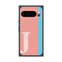 Premium Square Case with Pixelsnap［ Original - initial color line - J pink ］