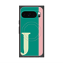 Premium Square Case with Pixelsnap［ Original - initial color line - J green ］