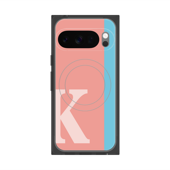 Premium Square Case with Pixelsnap［ Original - initial color line - K pink ］