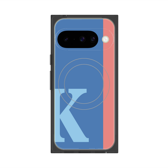 Premium Square Case with Pixelsnap［ Original - initial color line - K blue ］
