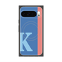 Premium Square Case with Pixelsnap［ Original - initial color line - K blue ］