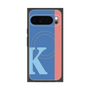Premium Square Case with Pixelsnap［ Original - initial color line - K blue ］