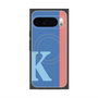 Premium Square Case with Pixelsnap［ Original - initial color line - K blue ］