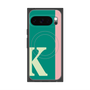 Premium Square Case with Pixelsnap［ Original - initial color line - K green ］