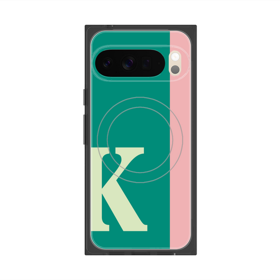Premium Square Case with Pixelsnap［ Original - initial color line - K green ］
