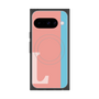 Premium Square Case with Pixelsnap［ Original - initial color line - L pink ］