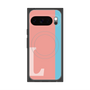 Premium Square Case with Pixelsnap［ Original - initial color line - L pink ］