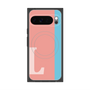 Premium Square Case with Pixelsnap［ Original - initial color line - L pink ］