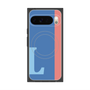Premium Square Case with Pixelsnap［ Original - initial color line - L blue ］