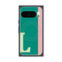 Premium Square Case with Pixelsnap［ Original - initial color line - L green ］