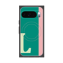 Premium Square Case with Pixelsnap［ Original - initial color line - L green ］