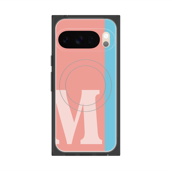Premium Square Case with Pixelsnap［ Original - initial color line - M pink ］