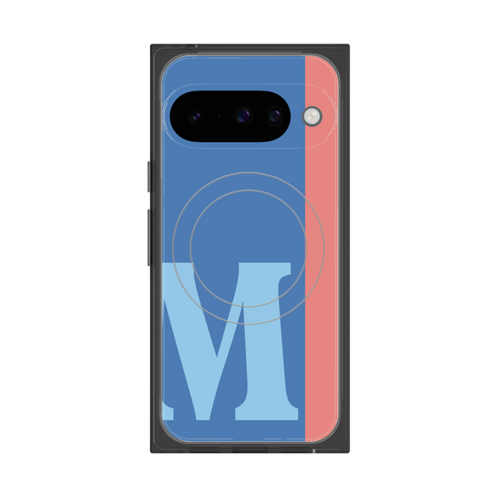 Premium Square Case with Pixelsnap［ Original - initial color line - M blue ］