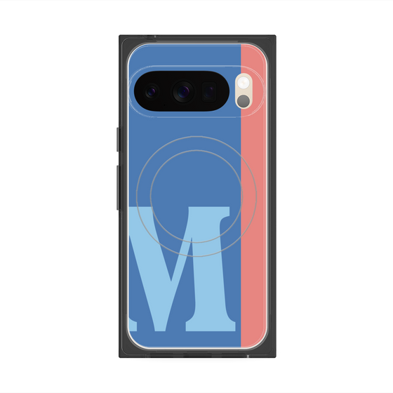 Premium Square Case with Pixelsnap［ Original - initial color line - M blue ］