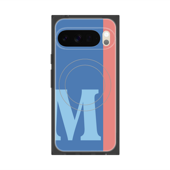 Premium Square Case with Pixelsnap［ Original - initial color line - M blue ］
