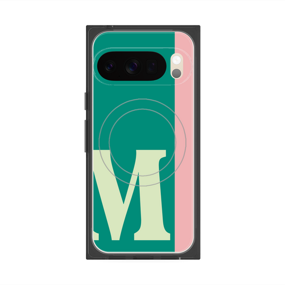 Premium Square Case with Pixelsnap［ Original - initial color line - M green ］