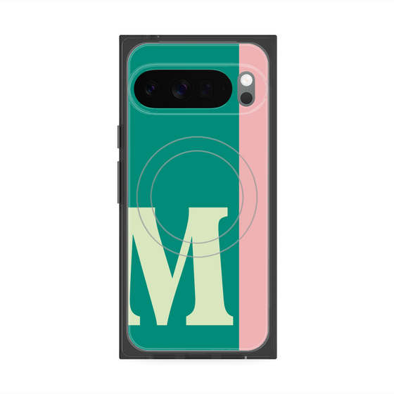 Premium Square Case with Pixelsnap［ Original - initial color line - M green ］