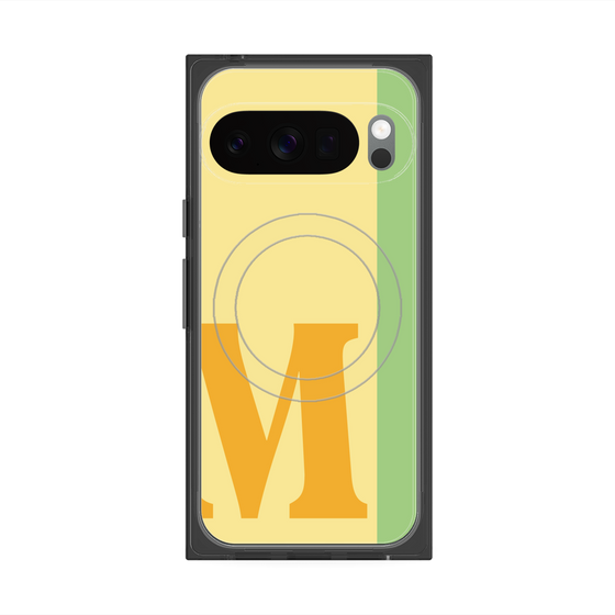 Premium Square Case with Pixelsnap［ Original - initial color line - M yellow ］