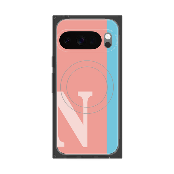 Premium Square Case with Pixelsnap［ Original - initial color line - N pink ］
