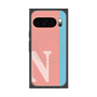 Premium Square Case with Pixelsnap［ Original - initial color line - N pink ］