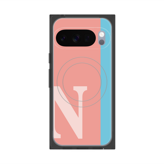 Premium Square Case with Pixelsnap［ Original - initial color line - N pink ］