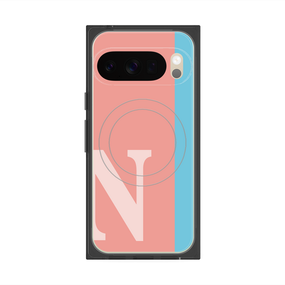 Premium Square Case with Pixelsnap［ Original - initial color line - N pink ］