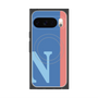 Premium Square Case with Pixelsnap［ Original - initial color line - N blue ］