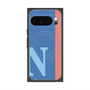 Premium Square Case with Pixelsnap［ Original - initial color line - N blue ］