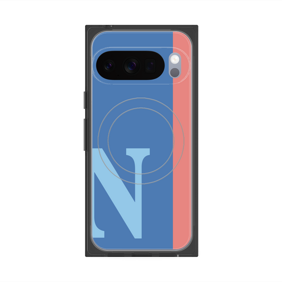 Premium Square Case with Pixelsnap［ Original - initial color line - N blue ］