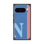 Premium Square Case with Pixelsnap［ Original - initial color line - N blue ］