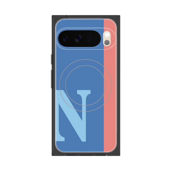 Premium Square Case with Pixelsnap［ Original - initial color line - N blue ］