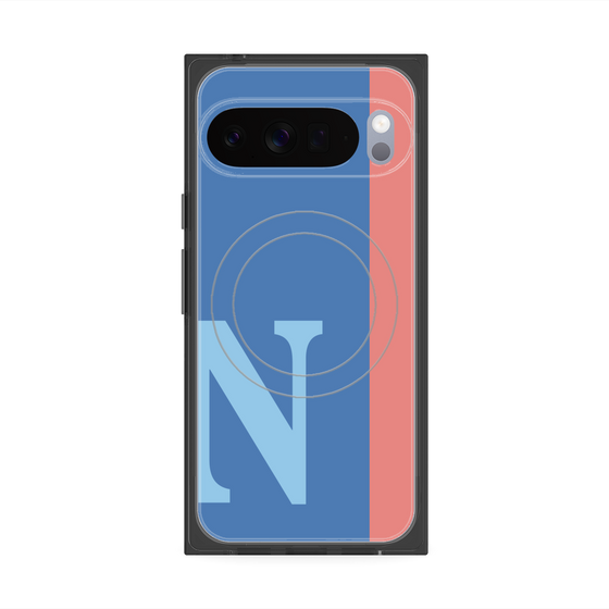 Premium Square Case with Pixelsnap［ Original - initial color line - N blue ］