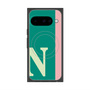Premium Square Case with Pixelsnap［ Original - initial color line - N green ］