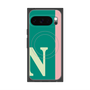 Premium Square Case with Pixelsnap［ Original - initial color line - N green ］