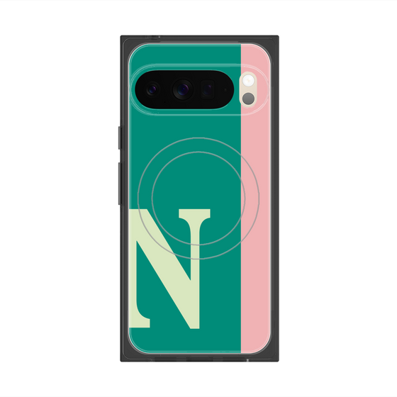 Premium Square Case with Pixelsnap［ Original - initial color line - N green ］