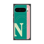 Premium Square Case with Pixelsnap［ Original - initial color line - N green ］