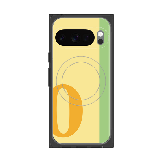 Premium Square Case with Pixelsnap［ Original - initial color line - O yellow ］