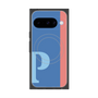 Premium Square Case with Pixelsnap［ Original - initial color line - P blue ］