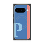 Premium Square Case with Pixelsnap［ Original - initial color line - P blue ］