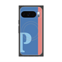 Premium Square Case with Pixelsnap［ Original - initial color line - P blue ］