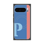 Premium Square Case with Pixelsnap［ Original - initial color line - P blue ］