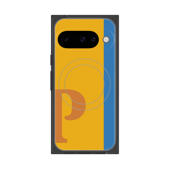 Premium Square Case with Pixelsnap［ Original - initial color line - P orange ］