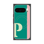 Premium Square Case with Pixelsnap［ Original - initial color line - P green ］