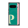 Premium Square Case with Pixelsnap［ Original - initial color line - P green ］