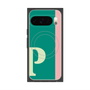 Premium Square Case with Pixelsnap［ Original - initial color line - P green ］